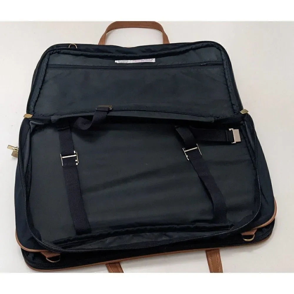 ‎Vintage Ballistic HARTMANN 3 Compartment Nylon Leather Carry-On Duffle Bag
